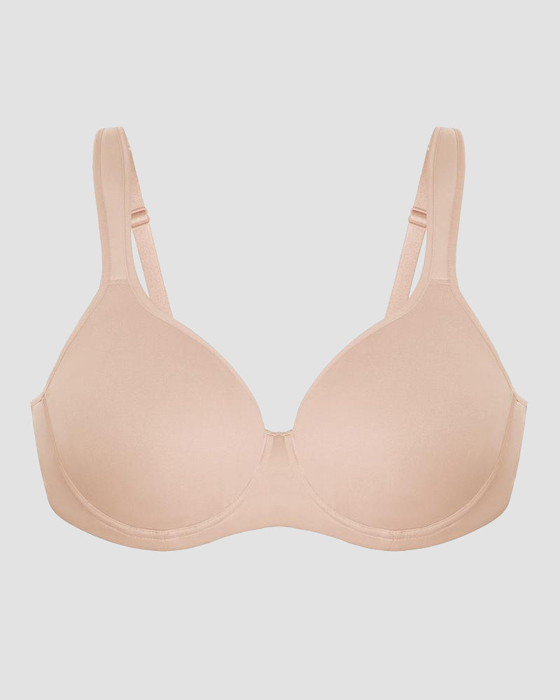Weicher Plus-Size Minimizer-BH, Vollschale, ungefüttert