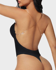 Trägerloser Stringbody mit U-Ausschnitt