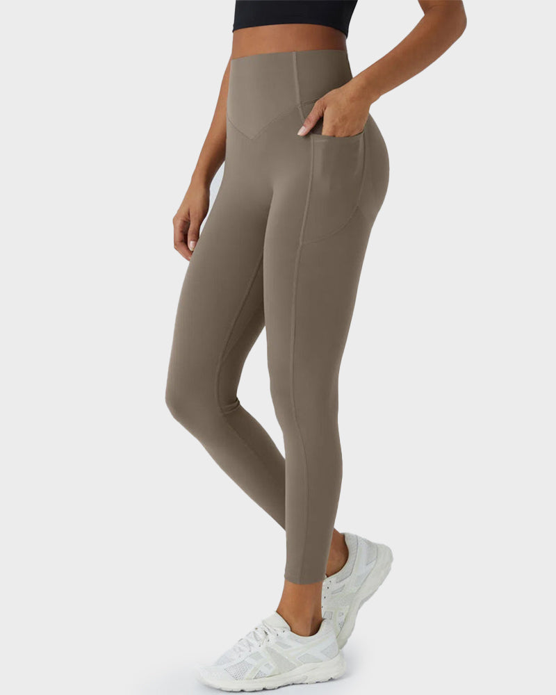 Po-Lifting Leggings mit Bauchkontrolle und Taschen