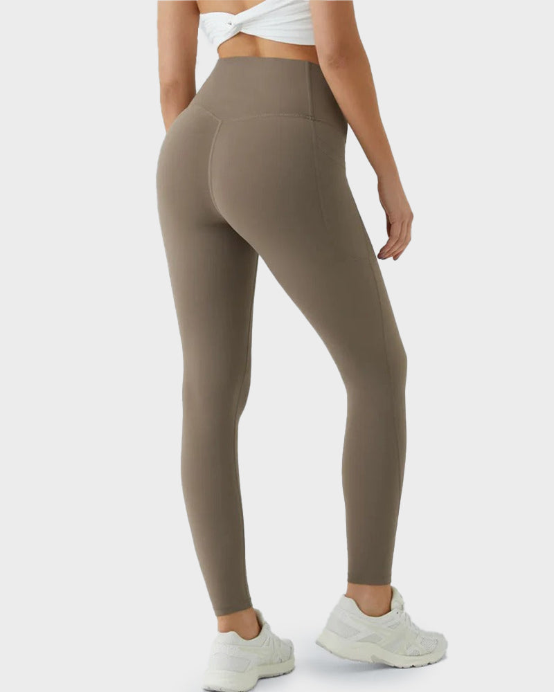 Po-Lifting Leggings mit Bauchkontrolle und Taschen