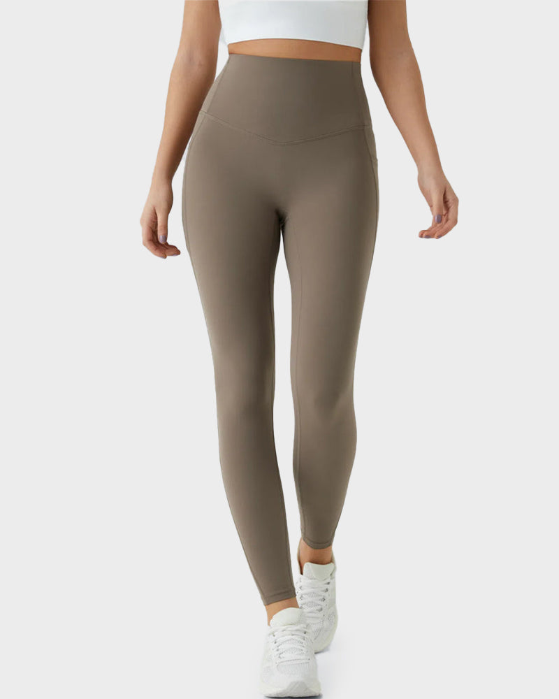 Po-Lifting Leggings mit Bauchkontrolle und Taschen