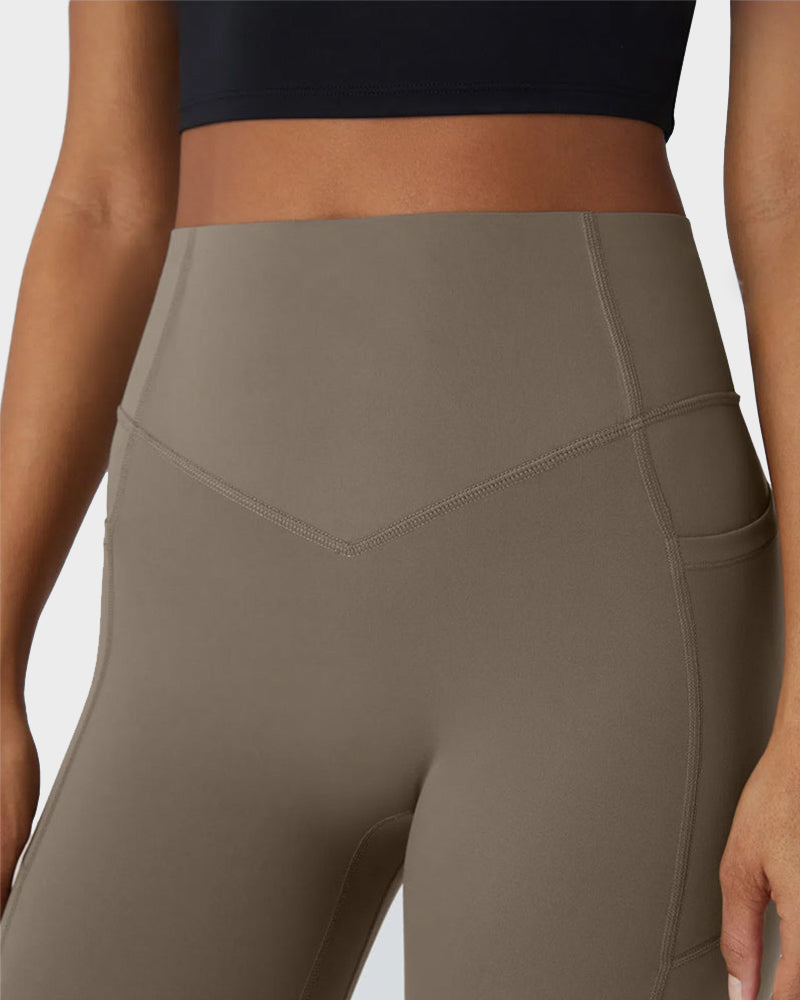 Po-Lifting Leggings mit Bauchkontrolle und Taschen