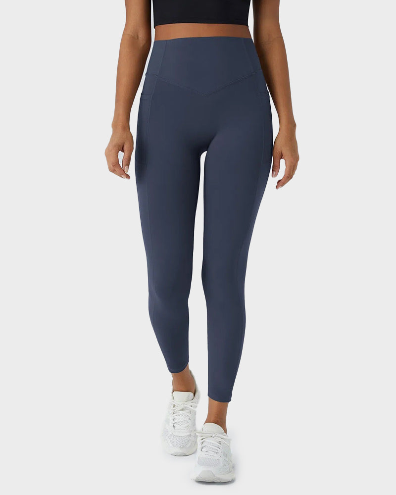 Po-Lifting Leggings mit Bauchkontrolle und Taschen