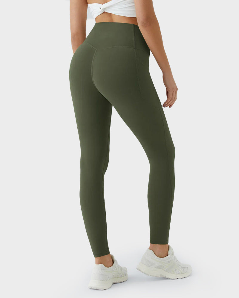 Po-Lifting Leggings mit Bauchkontrolle und Taschen
