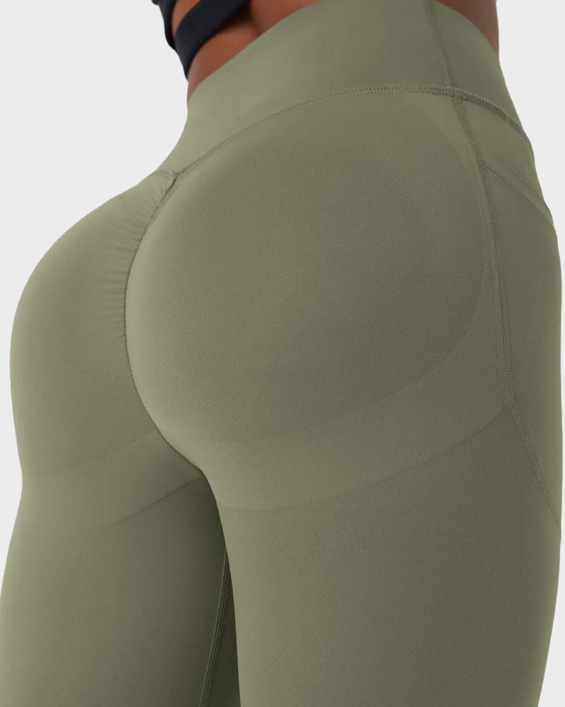 Po-Lifting Leggings mit Bauchkontrolle und Taschen