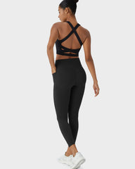 Po-Lifting Leggings mit Bauchkontrolle und Taschen
