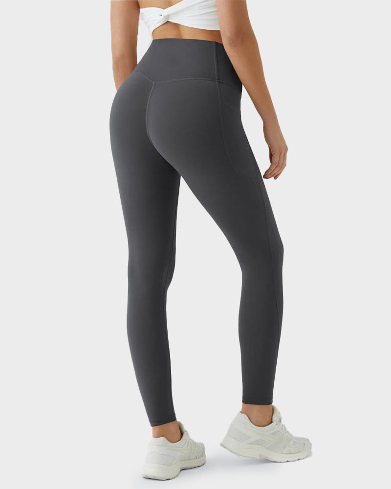 Po-Lifting Leggings mit Bauchkontrolle und Taschen