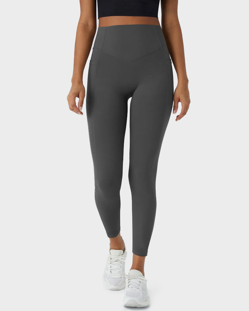 Po-Lifting Leggings mit Bauchkontrolle und Taschen