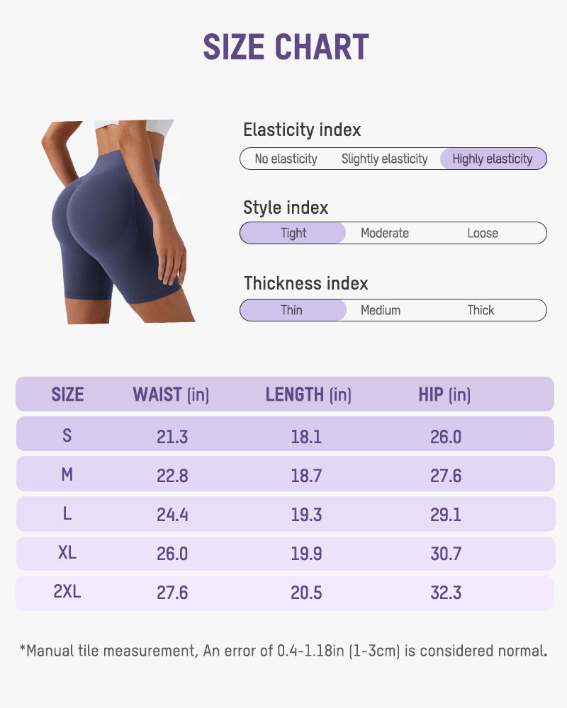 7-Zoll Po-Lifting Trainingsshorts mit Bauchkontrolle und Taschen