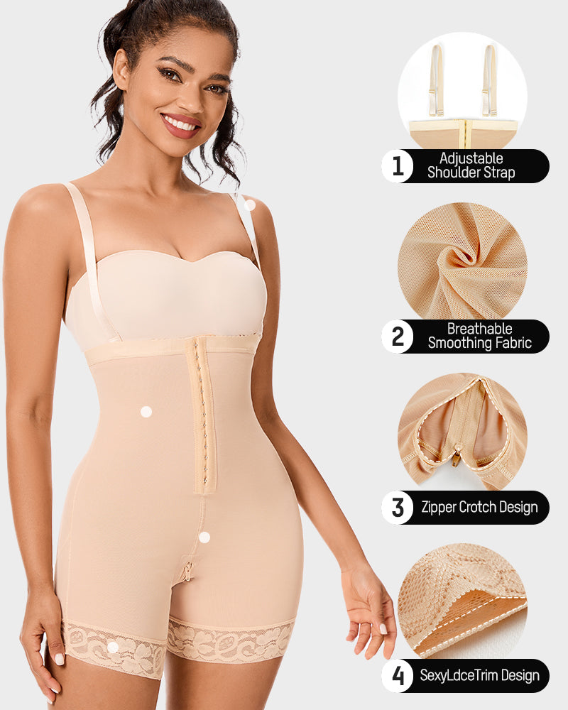 Shaping-Body mit Bauchkontrolle und Po-Lift – BBL-Faja