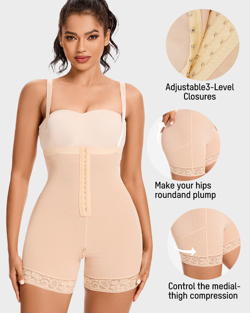 Shaping-Body mit Bauchkontrolle und Po-Lift – BBL-Faja