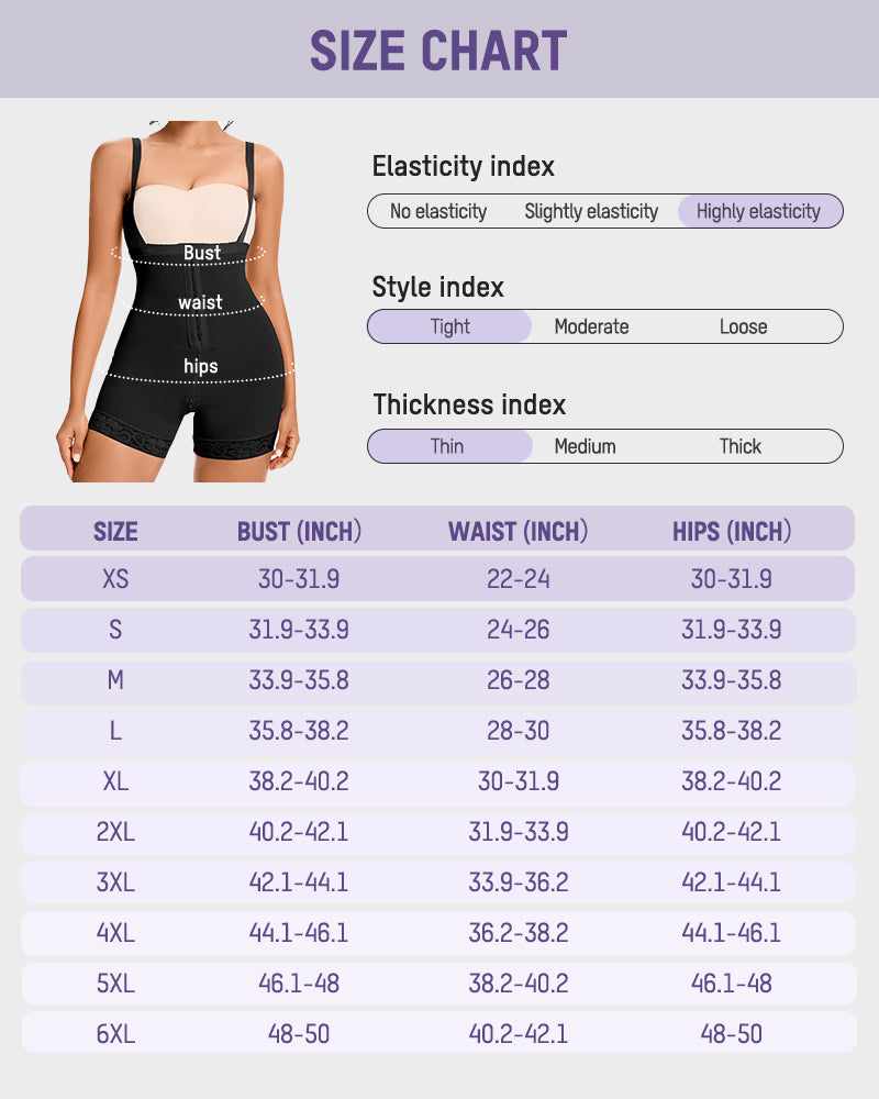 Shaping-Body mit Bauchkontrolle und Po-Lift – BBL-Faja
