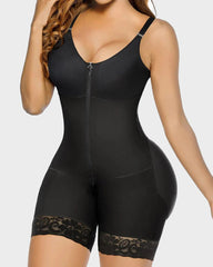 Shaping-Body mit Po-Lift und Schritt-Reißverschluss – Kolumbianischer Stil