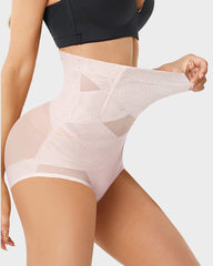 Figurformender High-Waist Slip aus Mesh