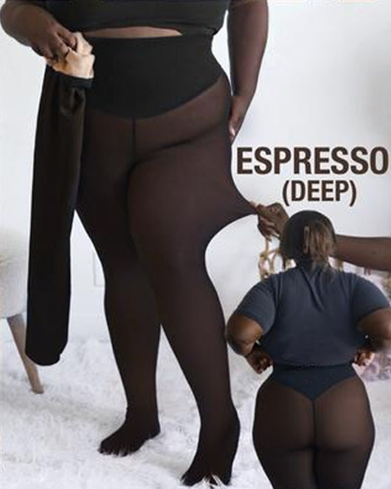 Virale Fleece-Shaping-Leggings mit nur einer Naht