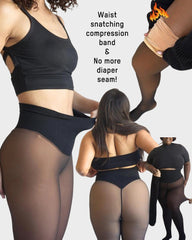 Virale Fleece-Shaping-Leggings mit nur einer Naht