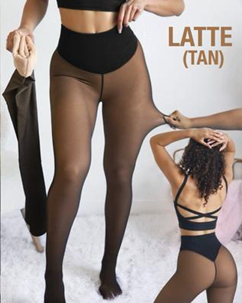 Virale Fleece-Shaping-Leggings mit nur einer Naht