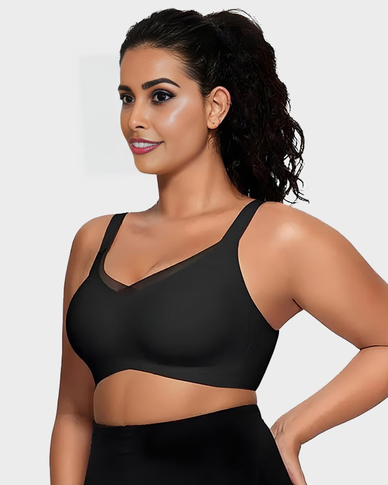 Damen-Bügeloser BH aus Mesh – Bequem & Unterstützend