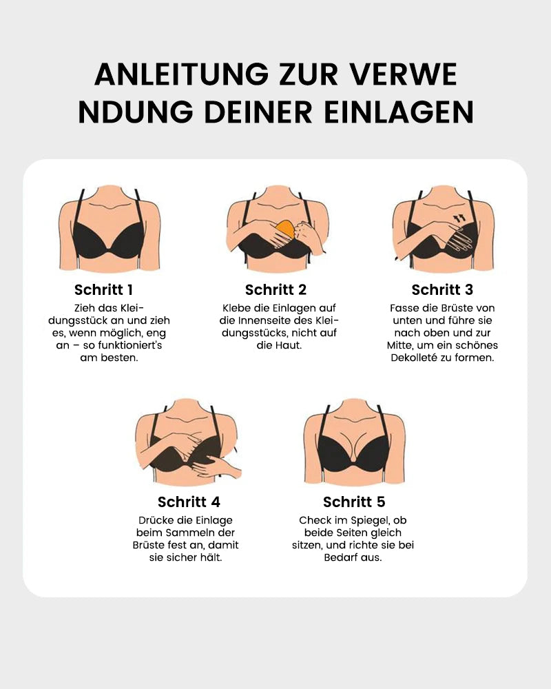 Selbstklebende unsichtbare Sofort-Lifting-Einlagen (2 Paar)