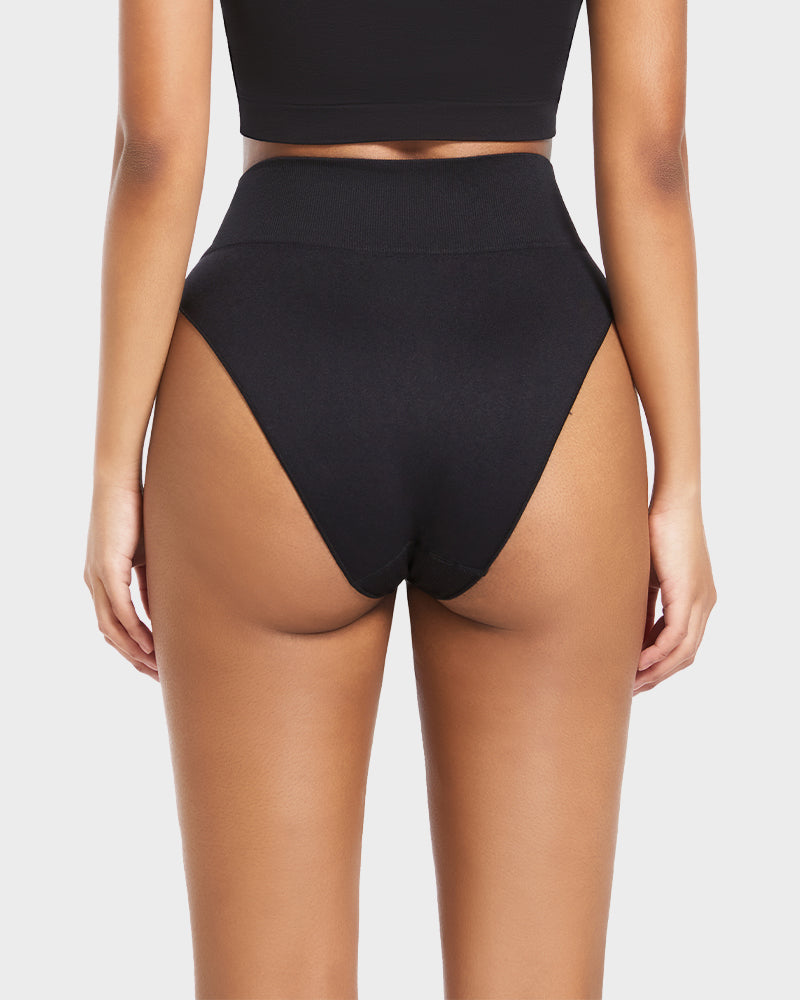 Nahtlose High-Waist-Slips mit Bauchkontrolle (3er-Pack)