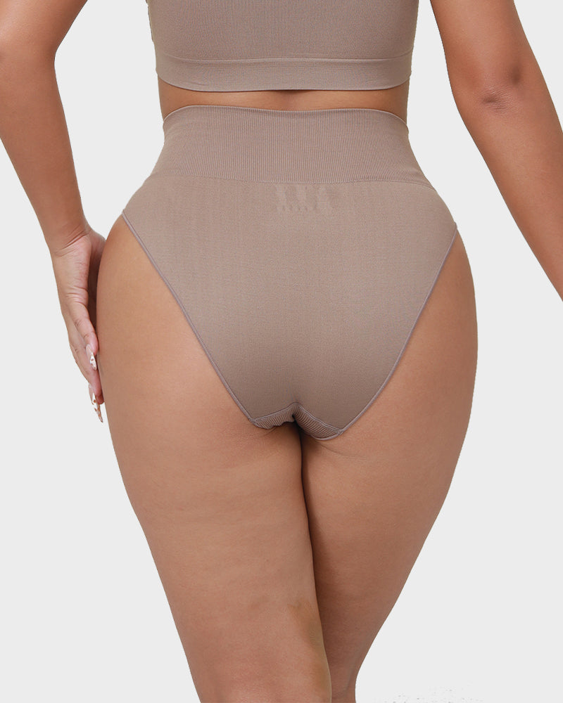Nahtlose High-Waist-Slips mit Bauchkontrolle (3er-Pack)