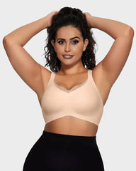 Damen-Bügeloser BH aus Mesh – Bequem & Unterstützend