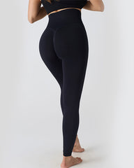 Nahtlose High-Waist-Leggings mit Po-Lifting-Effekt