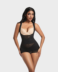 Body Shaper mit offenem Brustbereich und Kreuz-Kompression