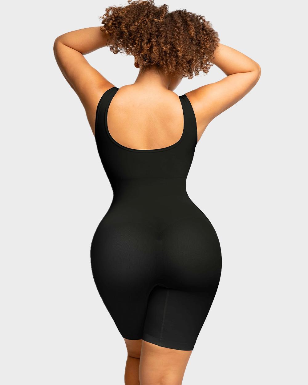 Nahtloser Shaping-Body mit mittellangem Bein