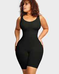 Nahtloser Shaping-Body mit mittellangem Bein