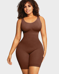 Nahtloser Shaping-Body mit mittellangem Bein