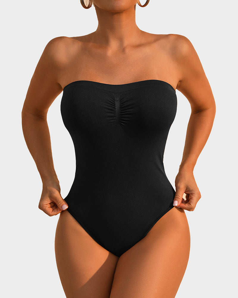Trägerloser Shaping-Body mit Bauchkontrolle