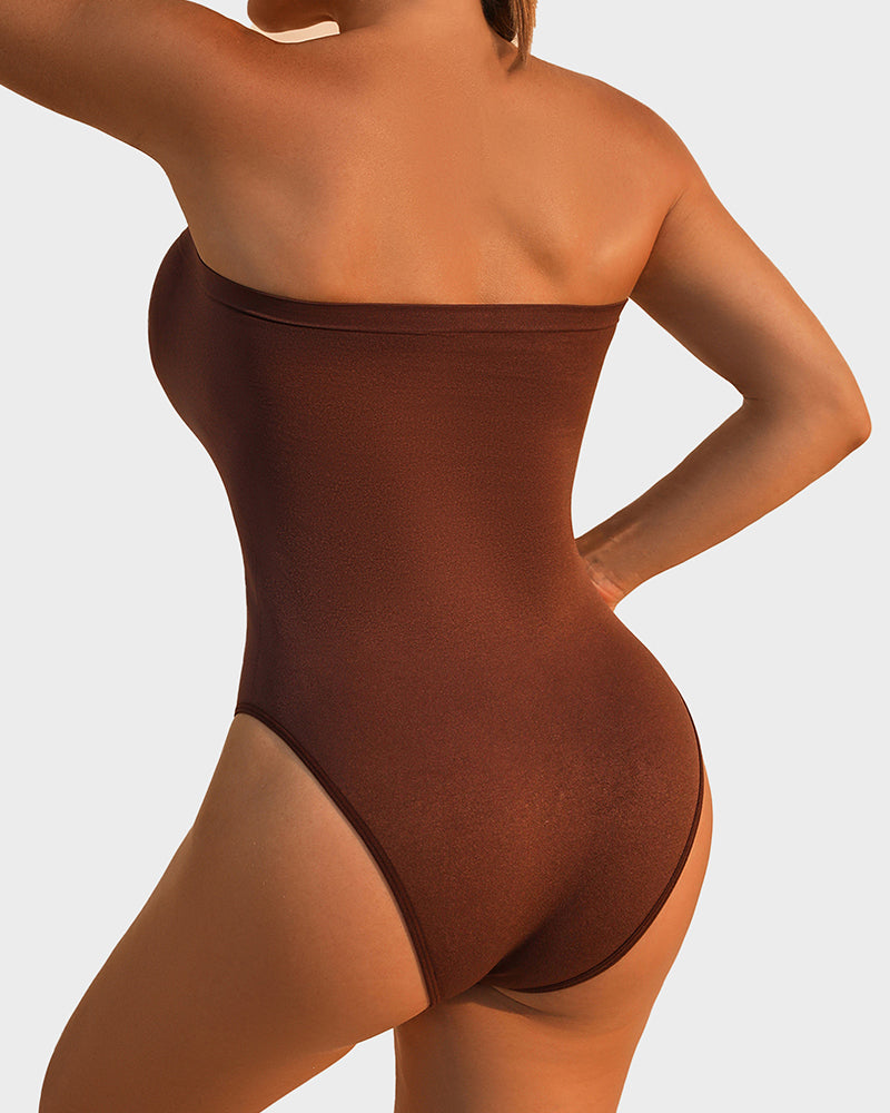 Trägerloser Shaping-Body mit Bauchkontrolle