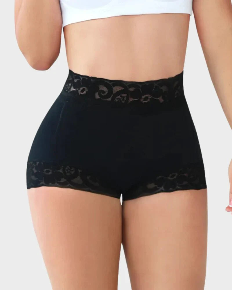 Nahtlose High-Waist Shorts mit Po-Lifting-Effekt