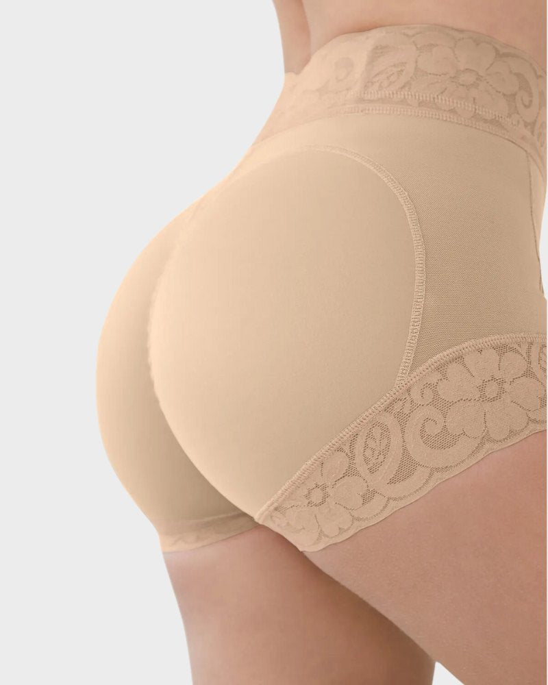 Nahtlose High-Waist Shorts mit Po-Lifting-Effekt